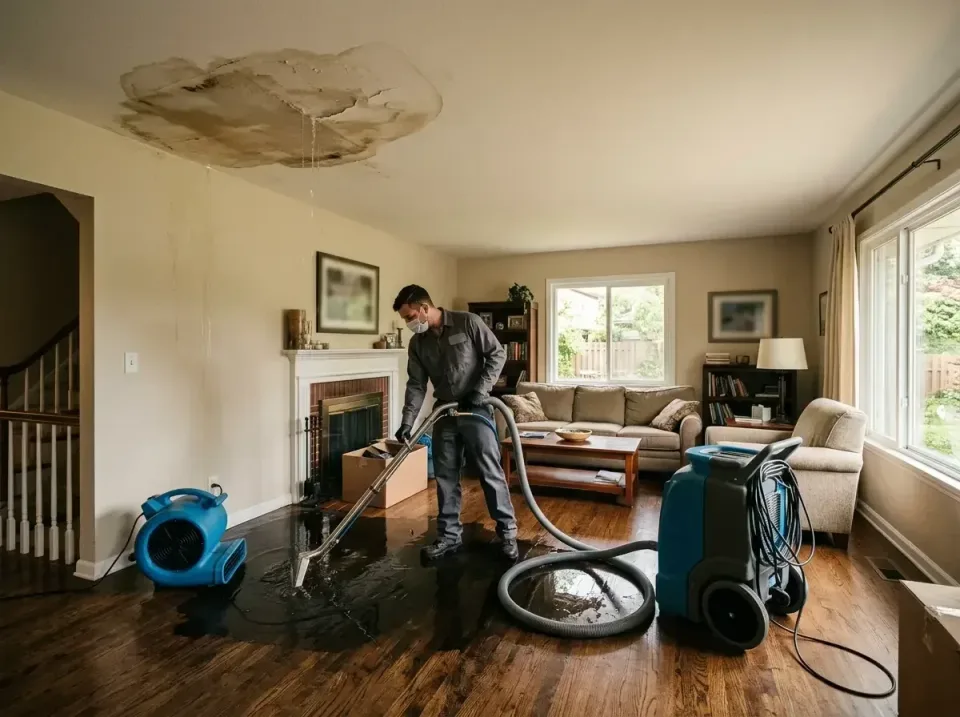 attic-pipe-burst-ceiling-drip-008 — frequently asked questions, Water Damage Restoration & Carpet Care in Neillsville, WI